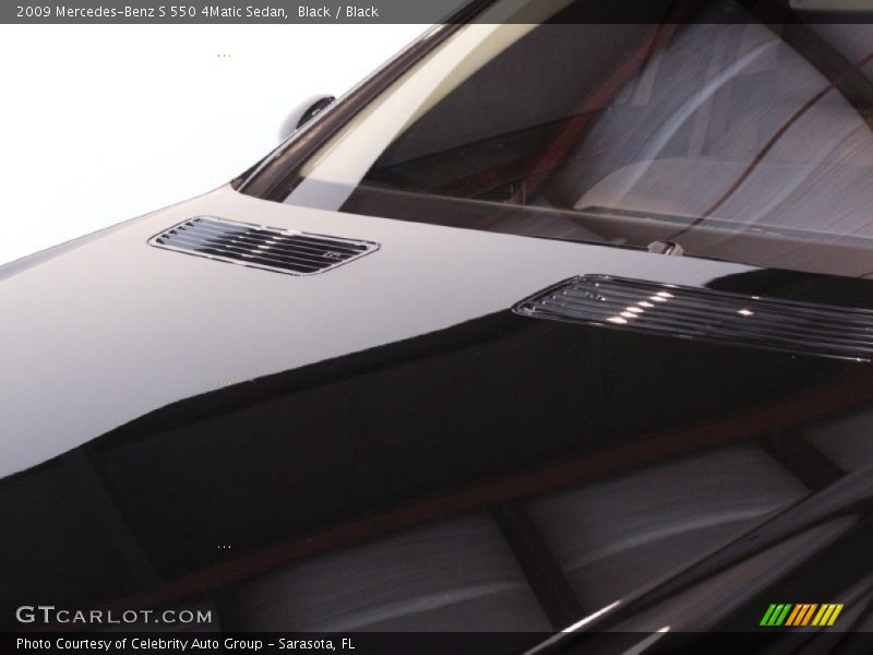 Black / Black 2009 Mercedes-Benz S 550 4Matic Sedan