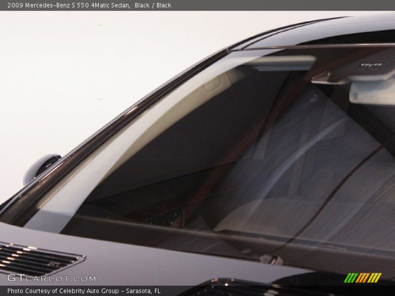 Black / Black 2009 Mercedes-Benz S 550 4Matic Sedan