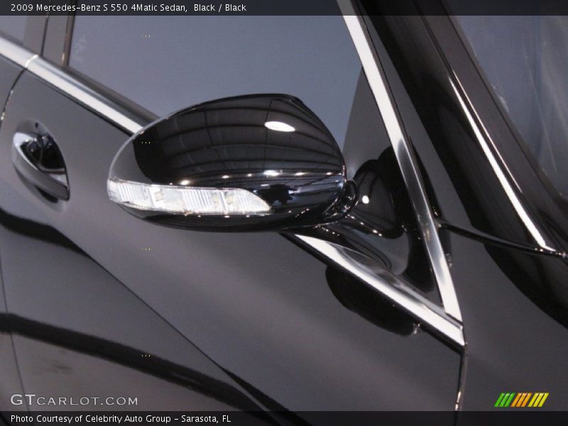 Black / Black 2009 Mercedes-Benz S 550 4Matic Sedan