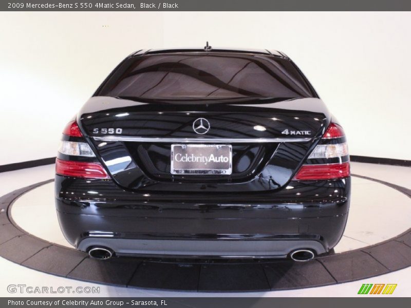 Black / Black 2009 Mercedes-Benz S 550 4Matic Sedan