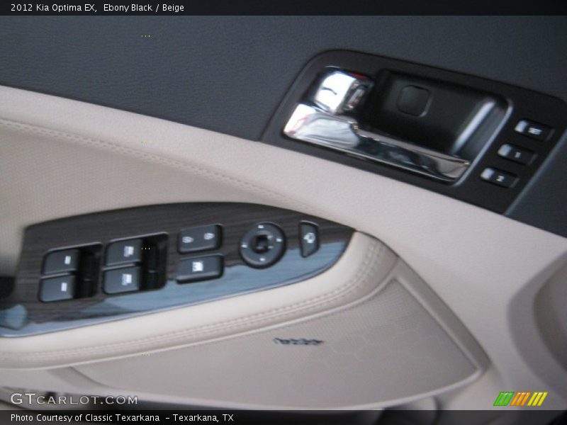 Ebony Black / Beige 2012 Kia Optima EX