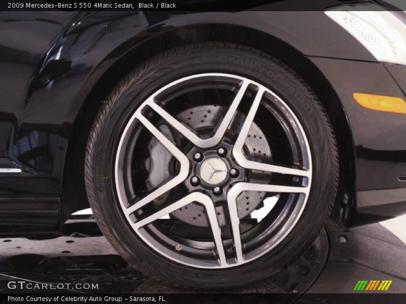 Black / Black 2009 Mercedes-Benz S 550 4Matic Sedan