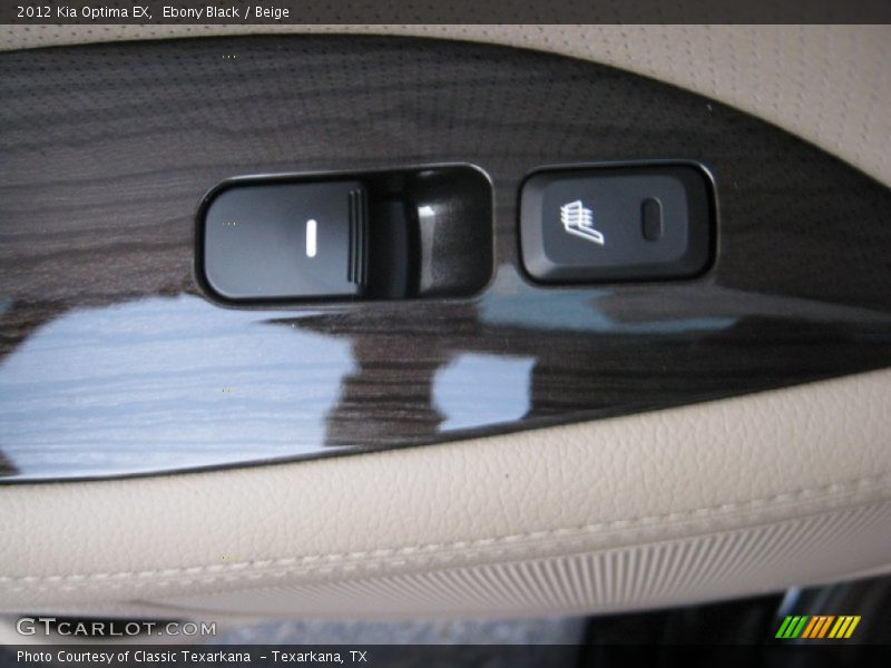 Ebony Black / Beige 2012 Kia Optima EX