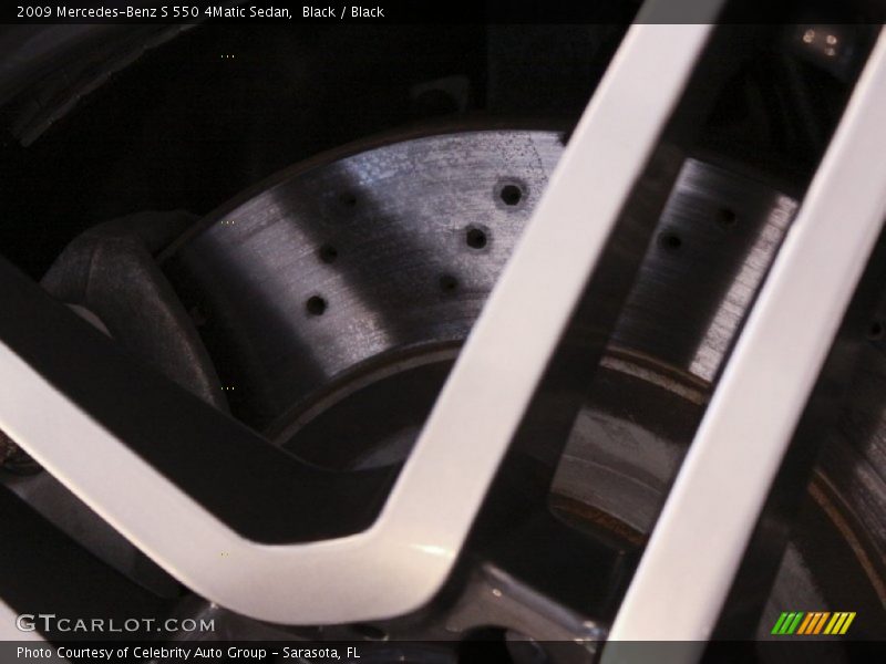 Black / Black 2009 Mercedes-Benz S 550 4Matic Sedan