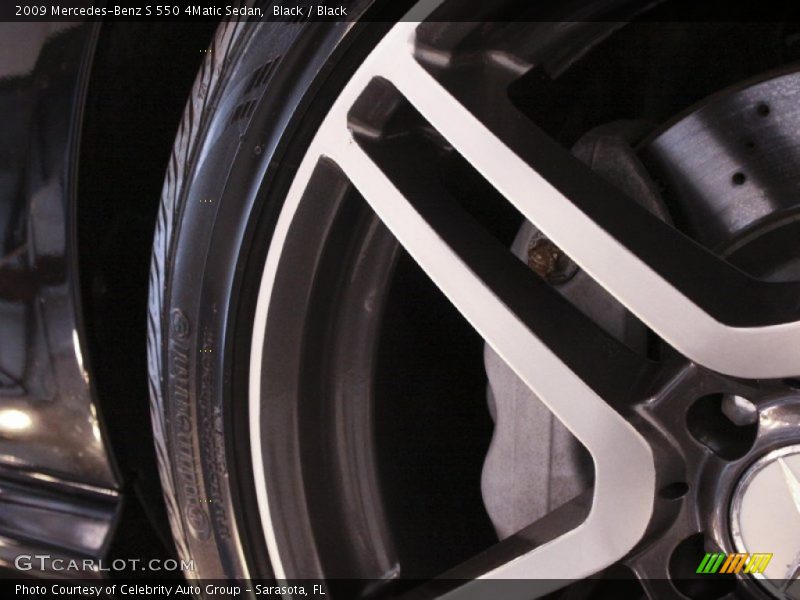 Black / Black 2009 Mercedes-Benz S 550 4Matic Sedan