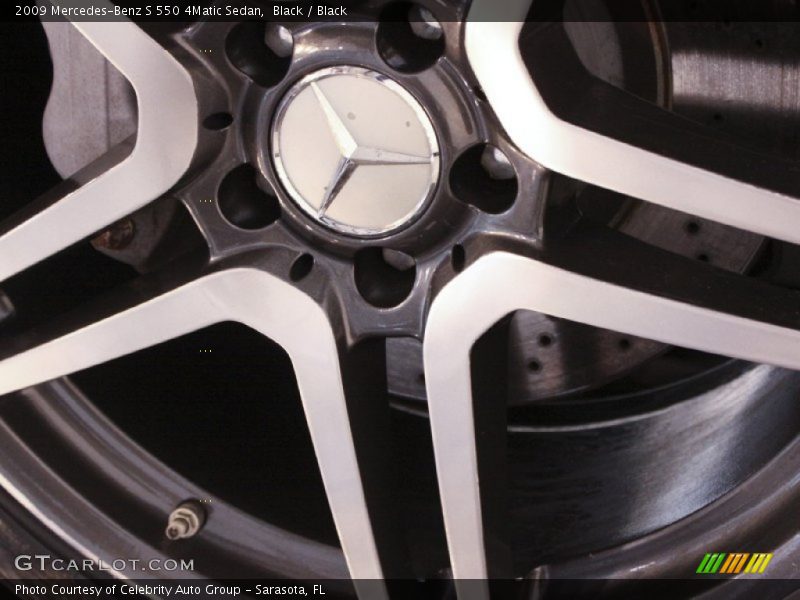 Black / Black 2009 Mercedes-Benz S 550 4Matic Sedan