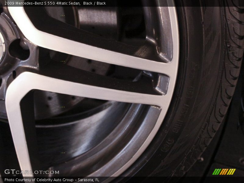 Black / Black 2009 Mercedes-Benz S 550 4Matic Sedan