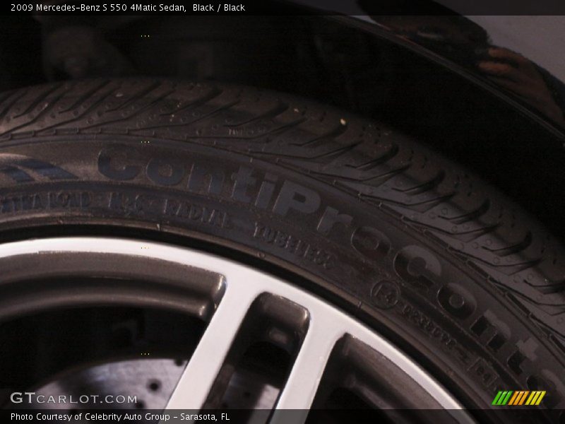 Black / Black 2009 Mercedes-Benz S 550 4Matic Sedan