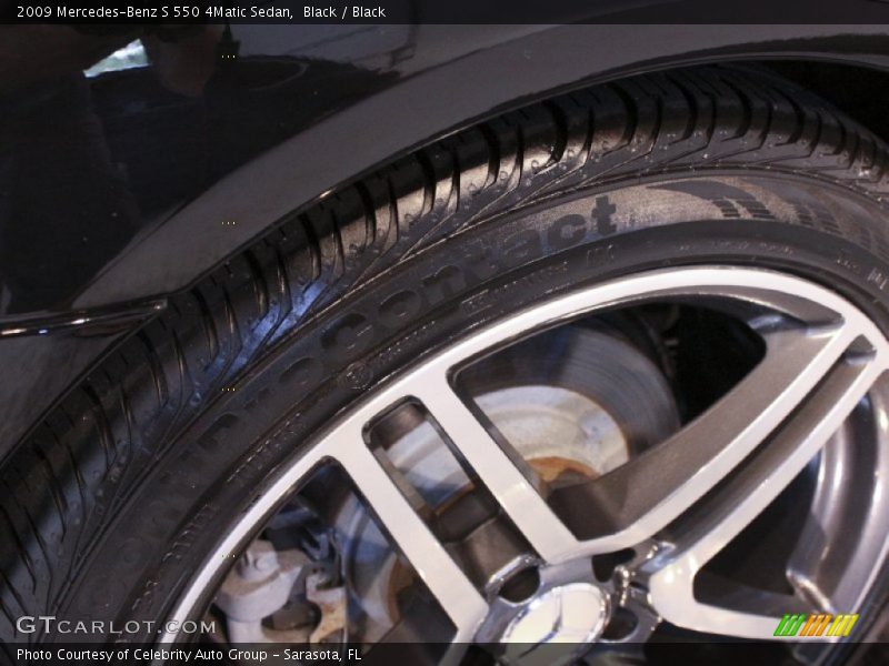 Black / Black 2009 Mercedes-Benz S 550 4Matic Sedan