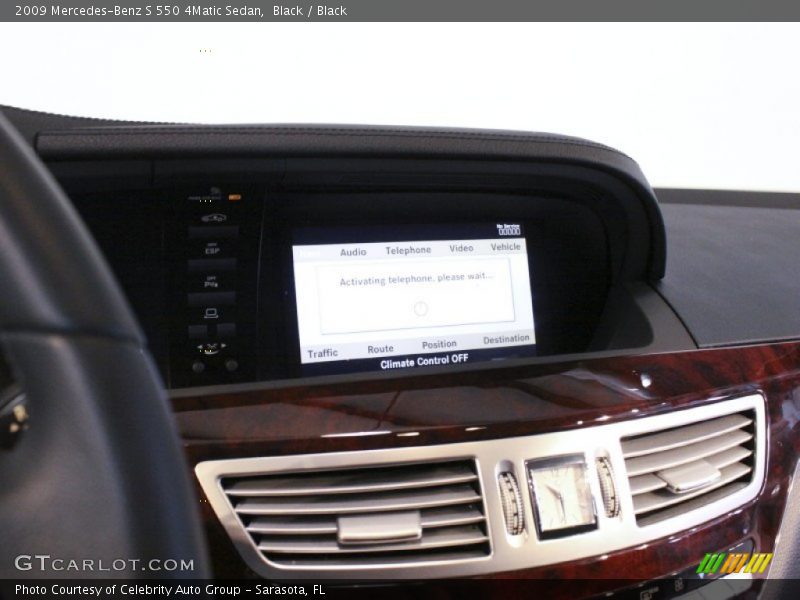 Black / Black 2009 Mercedes-Benz S 550 4Matic Sedan