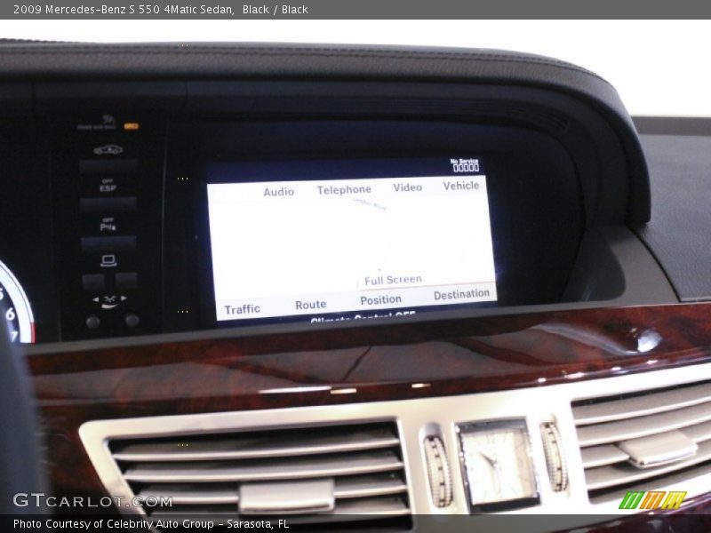 Black / Black 2009 Mercedes-Benz S 550 4Matic Sedan