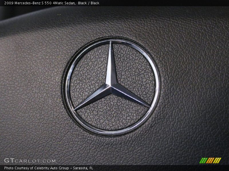 Black / Black 2009 Mercedes-Benz S 550 4Matic Sedan