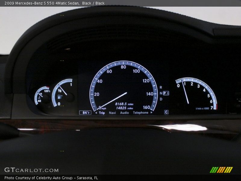 Black / Black 2009 Mercedes-Benz S 550 4Matic Sedan