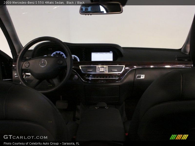 Black / Black 2009 Mercedes-Benz S 550 4Matic Sedan