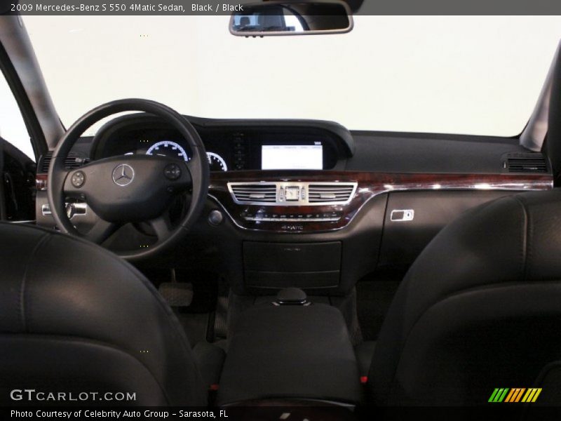 Black / Black 2009 Mercedes-Benz S 550 4Matic Sedan