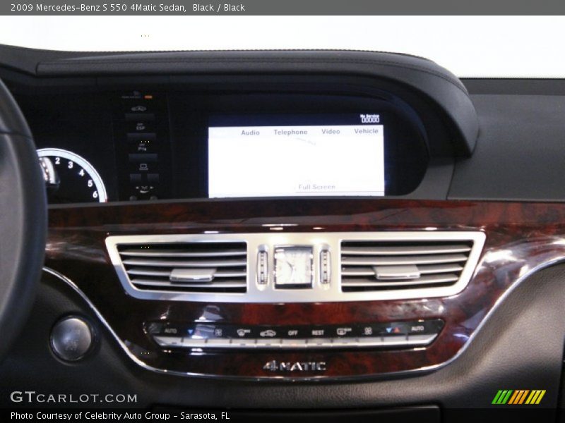 Black / Black 2009 Mercedes-Benz S 550 4Matic Sedan