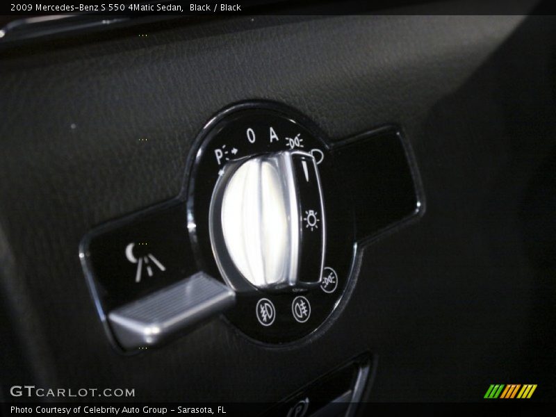 Black / Black 2009 Mercedes-Benz S 550 4Matic Sedan