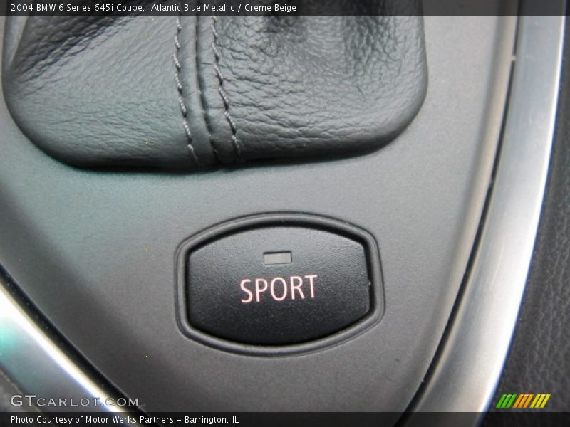 Controls of 2004 6 Series 645i Coupe