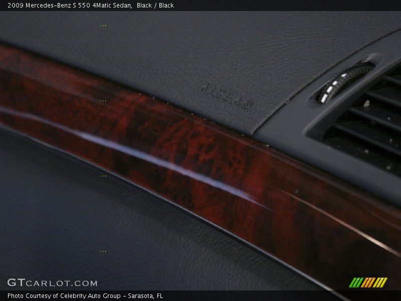 Black / Black 2009 Mercedes-Benz S 550 4Matic Sedan