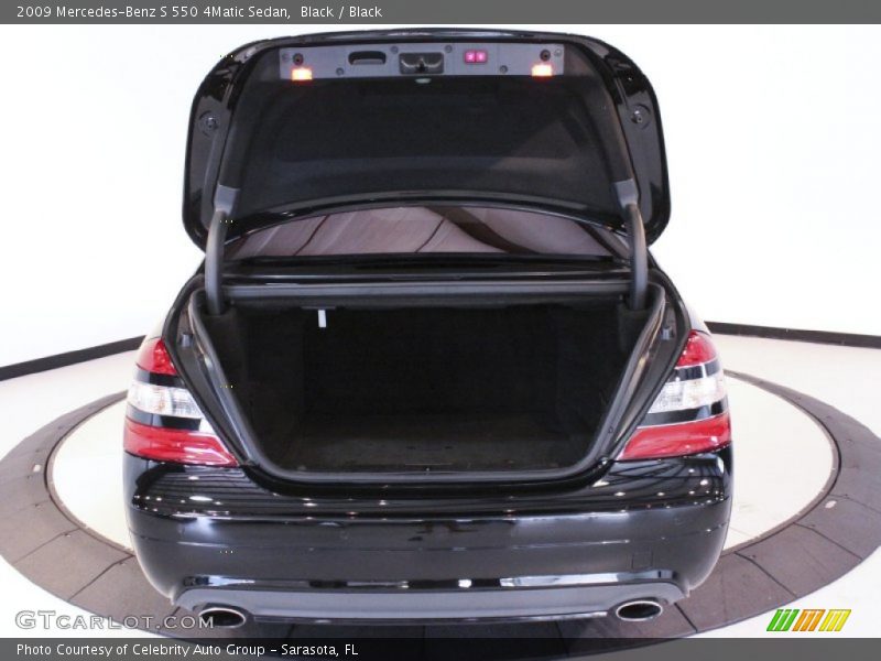 Black / Black 2009 Mercedes-Benz S 550 4Matic Sedan