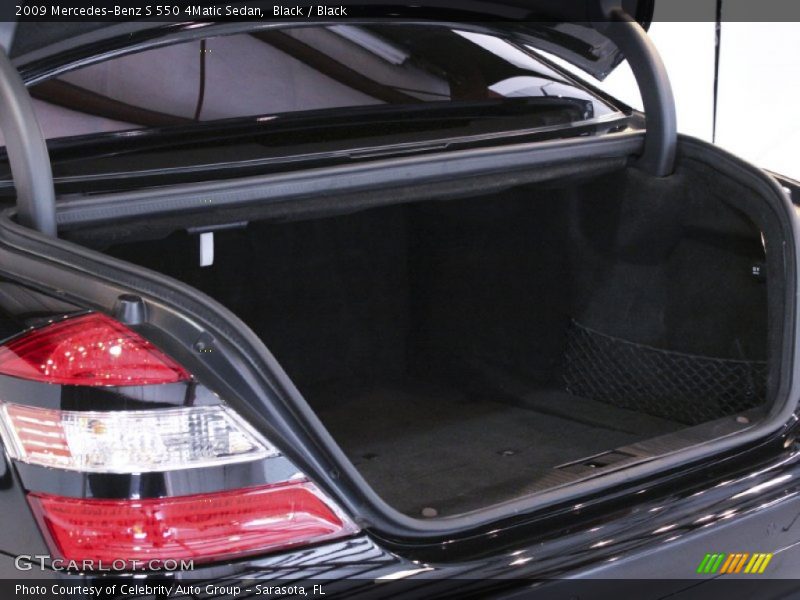 Black / Black 2009 Mercedes-Benz S 550 4Matic Sedan