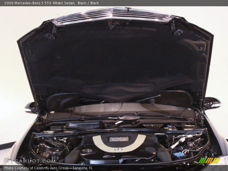 Black / Black 2009 Mercedes-Benz S 550 4Matic Sedan
