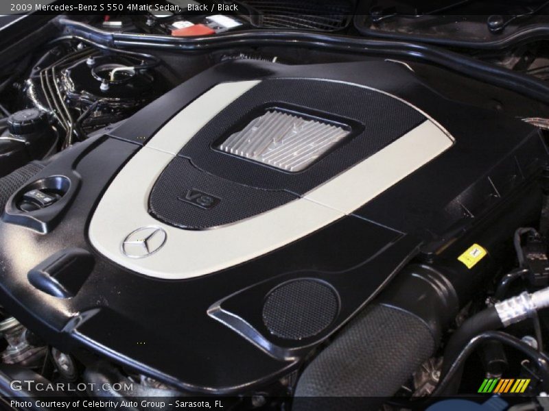 Black / Black 2009 Mercedes-Benz S 550 4Matic Sedan