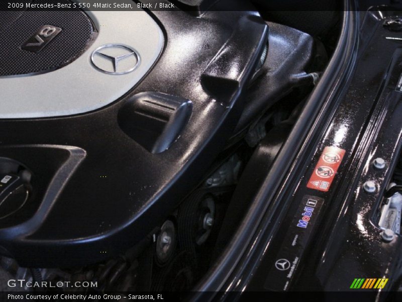 Black / Black 2009 Mercedes-Benz S 550 4Matic Sedan