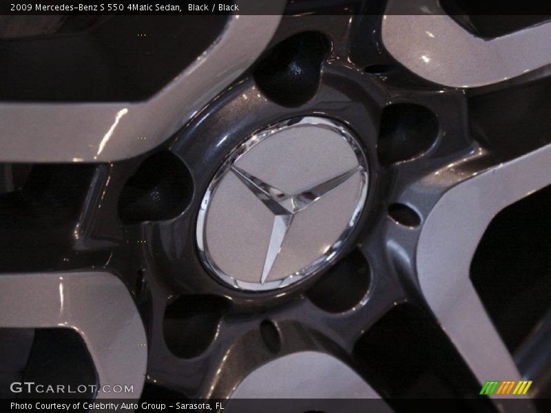 Black / Black 2009 Mercedes-Benz S 550 4Matic Sedan