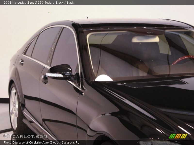 Black / Black 2008 Mercedes-Benz S 550 Sedan