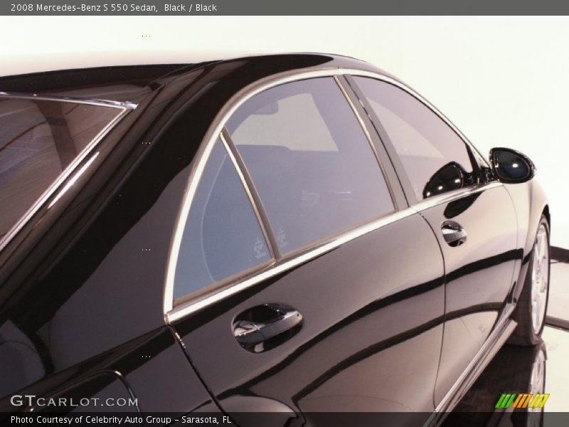 Black / Black 2008 Mercedes-Benz S 550 Sedan