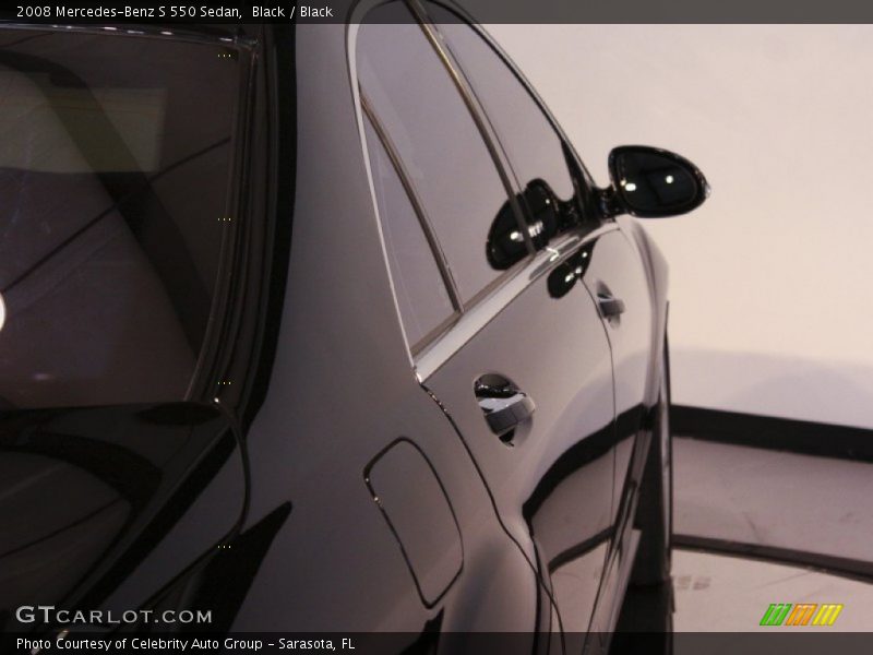 Black / Black 2008 Mercedes-Benz S 550 Sedan