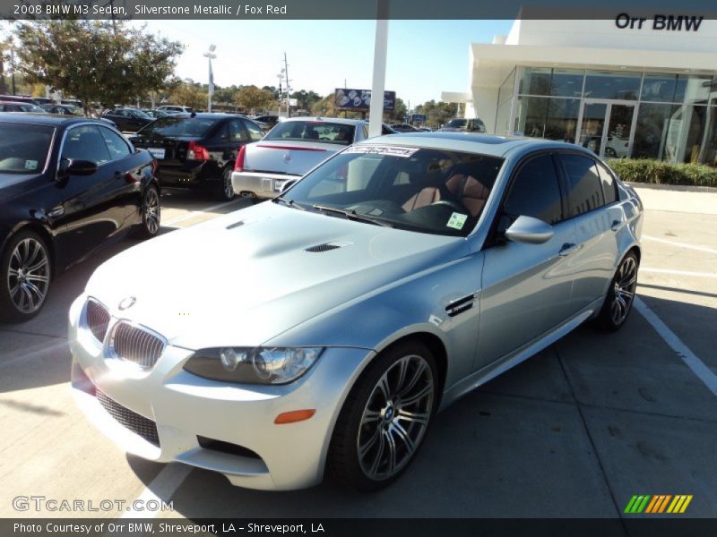 Silverstone Metallic / Fox Red 2008 BMW M3 Sedan