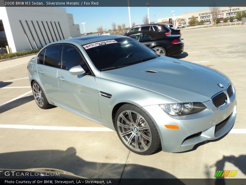 Silverstone Metallic / Fox Red 2008 BMW M3 Sedan