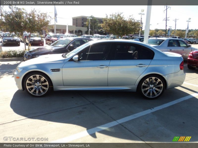 Silverstone Metallic / Fox Red 2008 BMW M3 Sedan