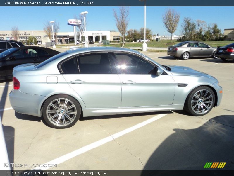 Silverstone Metallic / Fox Red 2008 BMW M3 Sedan