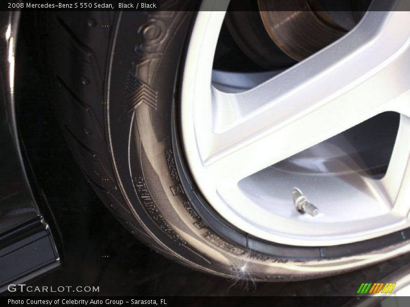 Black / Black 2008 Mercedes-Benz S 550 Sedan