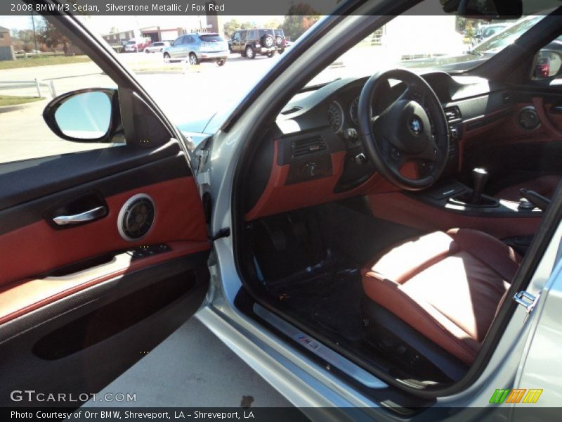 Silverstone Metallic / Fox Red 2008 BMW M3 Sedan
