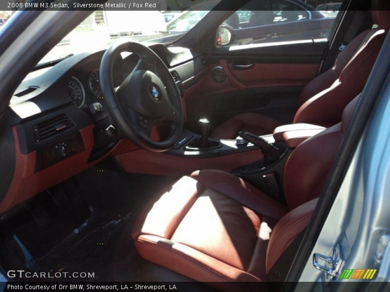 Silverstone Metallic / Fox Red 2008 BMW M3 Sedan