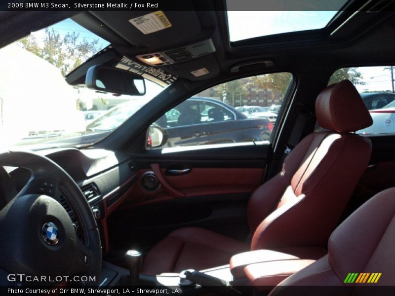 Silverstone Metallic / Fox Red 2008 BMW M3 Sedan