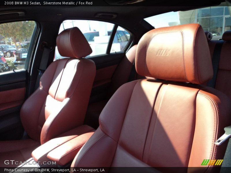 Silverstone Metallic / Fox Red 2008 BMW M3 Sedan