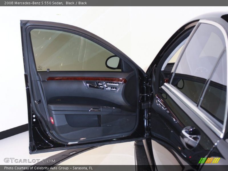 Black / Black 2008 Mercedes-Benz S 550 Sedan