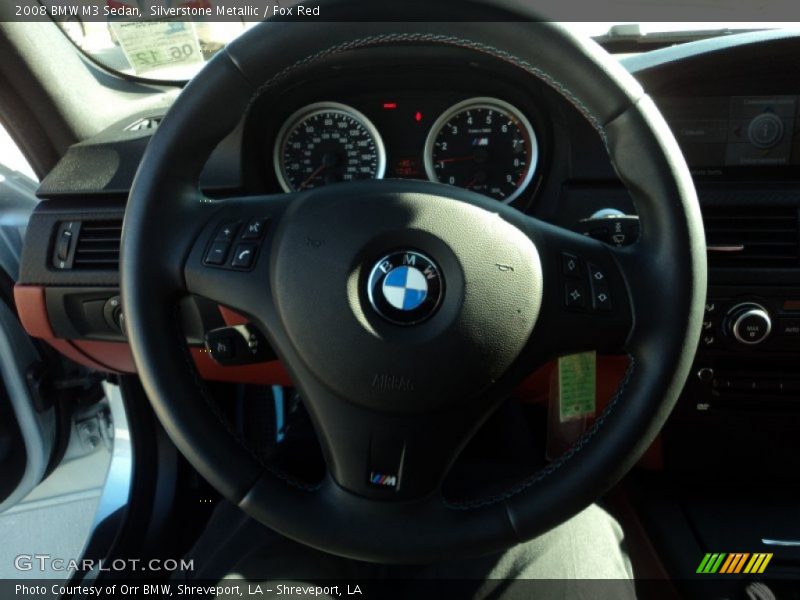 Silverstone Metallic / Fox Red 2008 BMW M3 Sedan