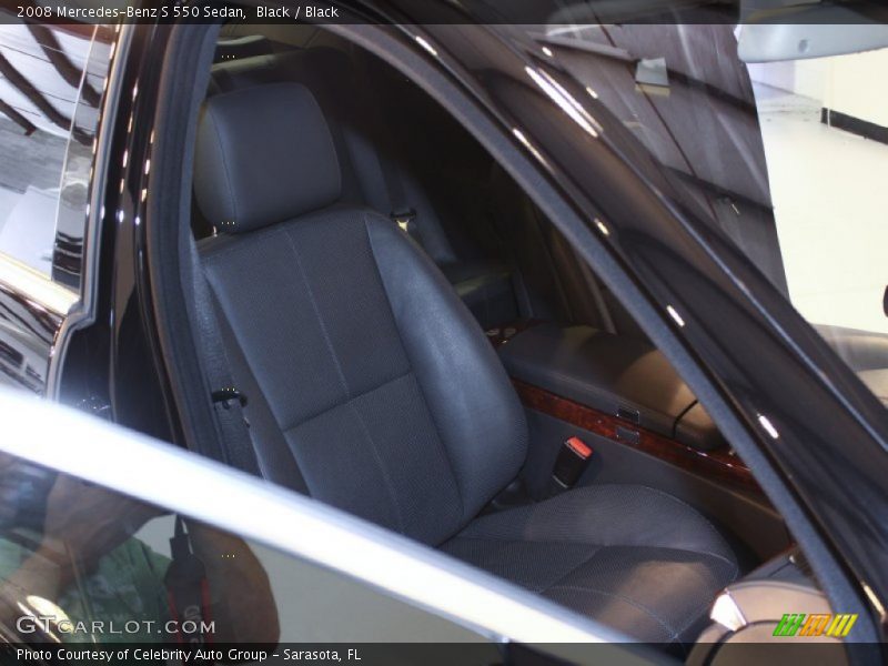 Black / Black 2008 Mercedes-Benz S 550 Sedan