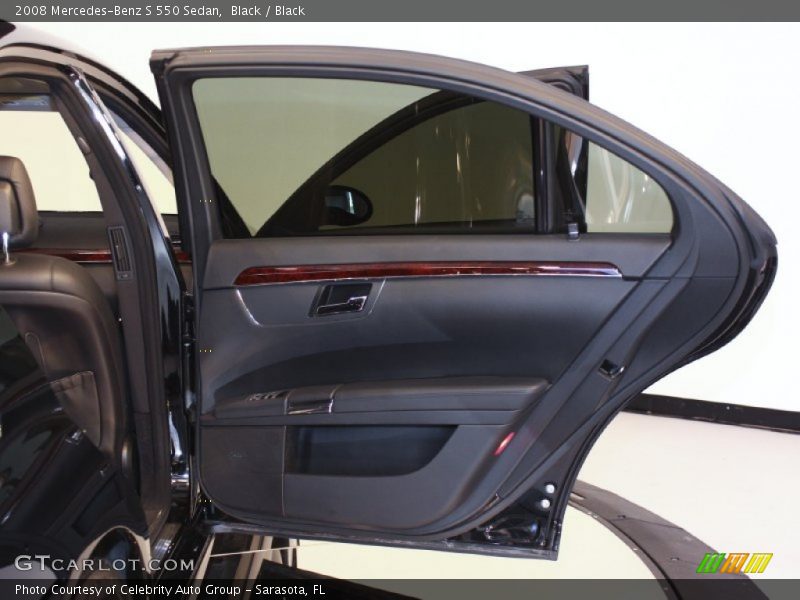 Black / Black 2008 Mercedes-Benz S 550 Sedan