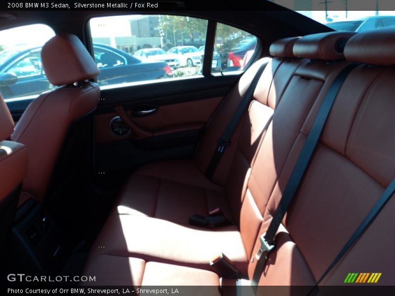 Silverstone Metallic / Fox Red 2008 BMW M3 Sedan