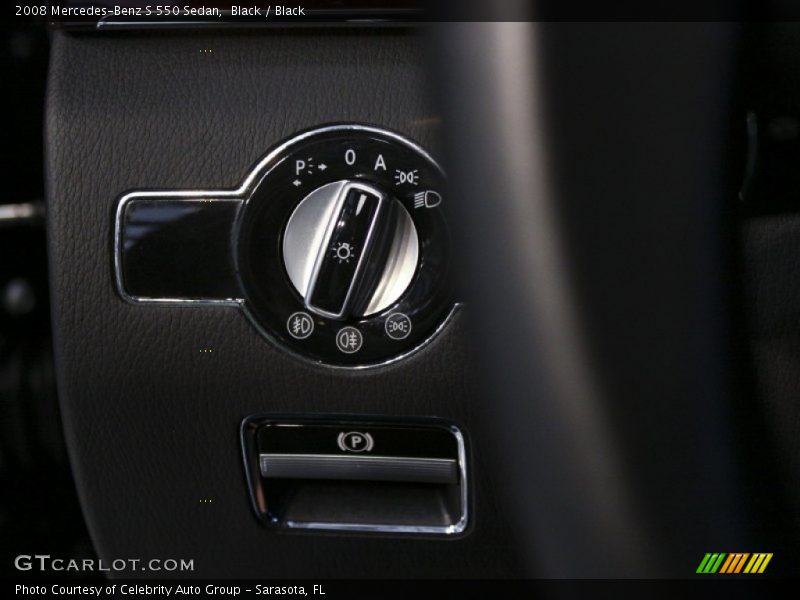 Black / Black 2008 Mercedes-Benz S 550 Sedan