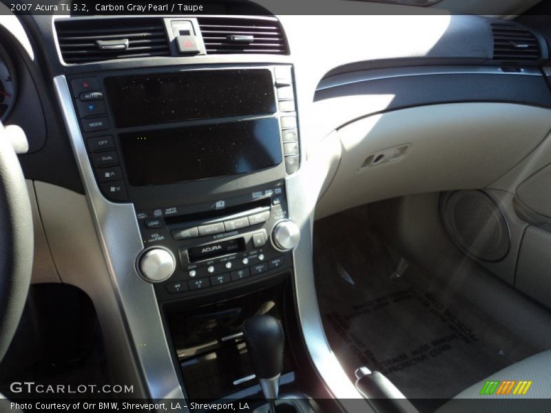 Carbon Gray Pearl / Taupe 2007 Acura TL 3.2
