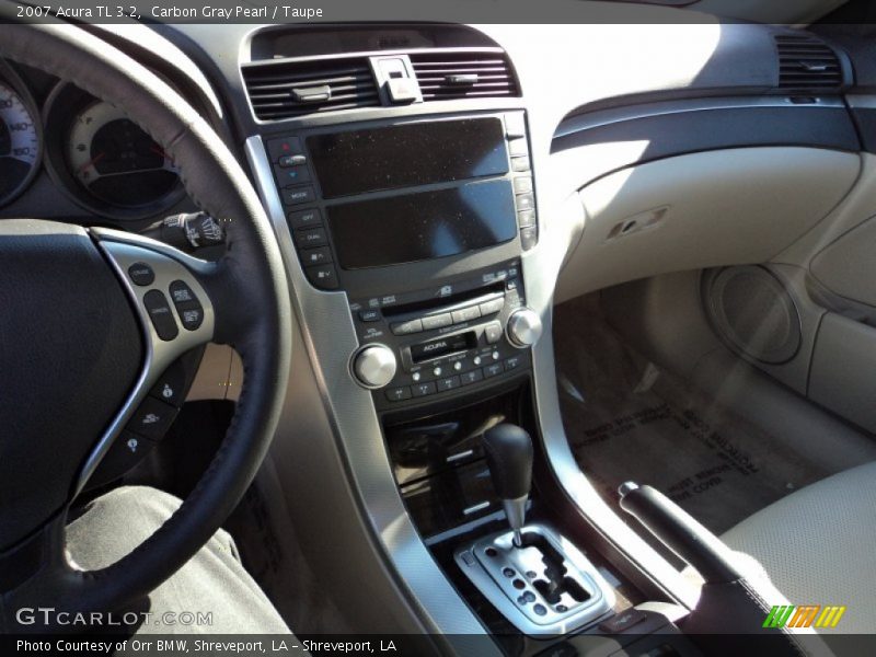 Carbon Gray Pearl / Taupe 2007 Acura TL 3.2