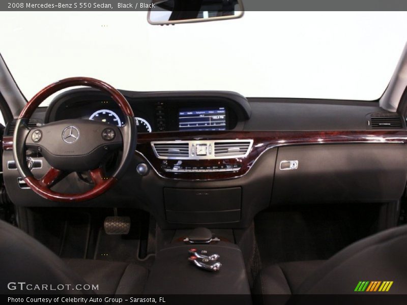 Black / Black 2008 Mercedes-Benz S 550 Sedan